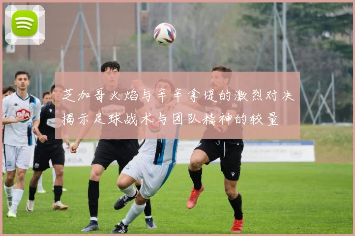 芝加哥火焰与辛辛拿堤的激烈对决揭示足球战术与团队精神的较量